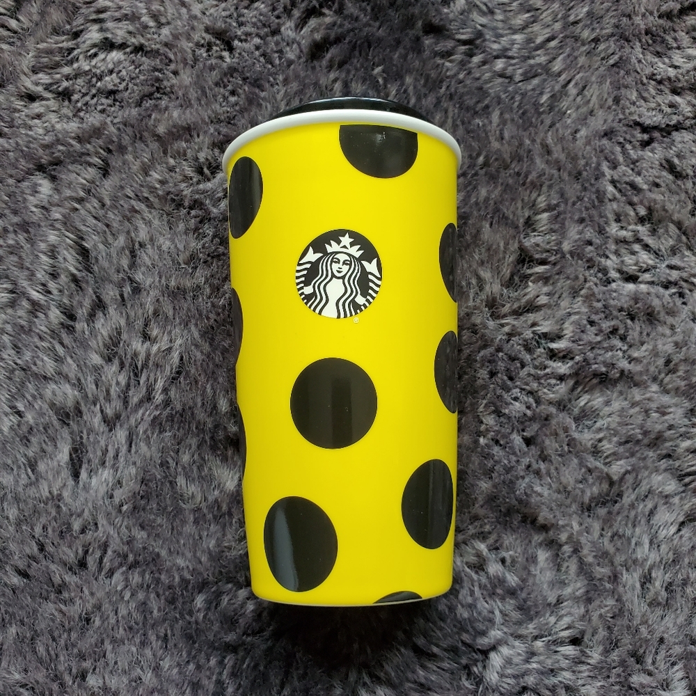 Starbucks Citron Dot Double Wall‎ Traveler